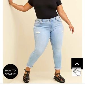 BOYFRIEND STRAIGHT VINTAGE STRETCH MID-RISE JEAN